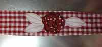 Vintage Hair Wrap Red Gingham
