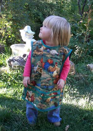Small toddler aprons